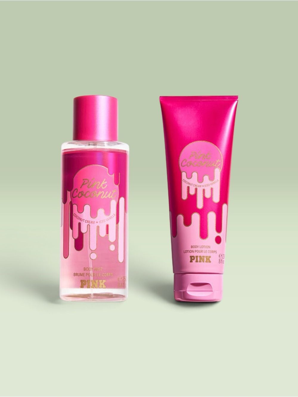 Victoria's Secret PINK "Pink Coconut" Body Mist and Lotion